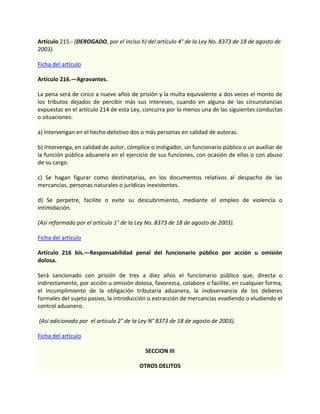 Ley general de aduanas   sept. 2011