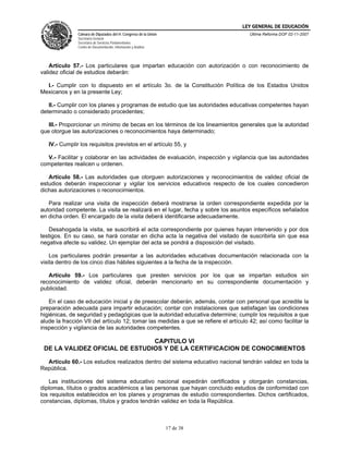Ley General de Educación (México)