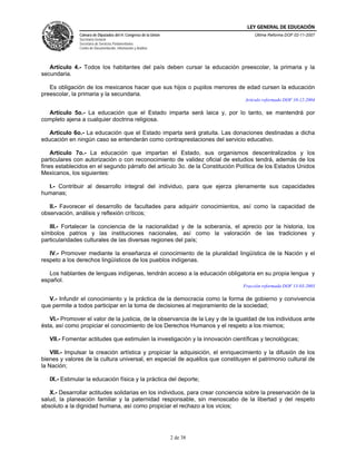 Ley General de Educación (México)