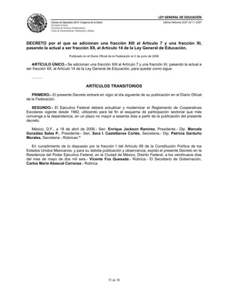 Ley General de Educación (México)