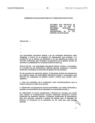Gaceta Parlamentaria Miércoles 21 de agosto de 201326
 