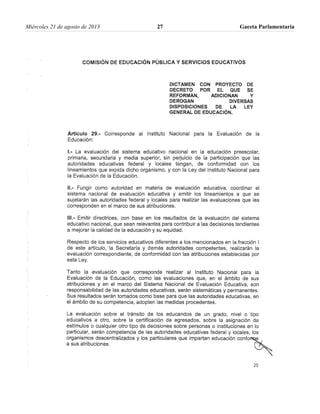 Miércoles 21 de agosto de 2013 Gaceta Parlamentaria27
 