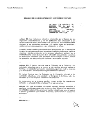 Gaceta Parlamentaria Miércoles 21 de agosto de 201328
 