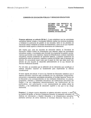 Miércoles 21 de agosto de 2013 Gaceta Parlamentaria7
 