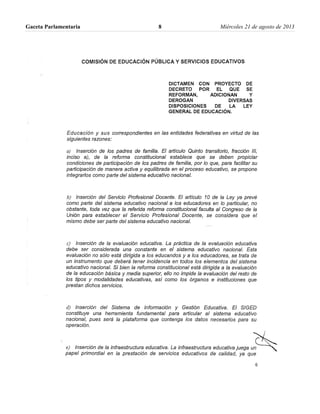 Gaceta Parlamentaria Miércoles 21 de agosto de 20138
 