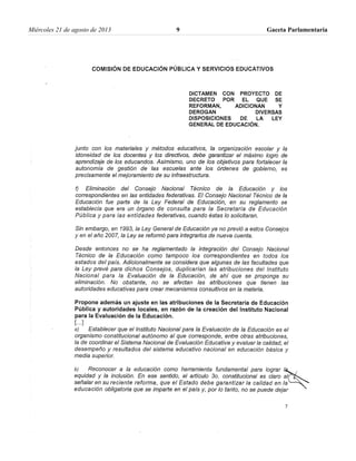 Miércoles 21 de agosto de 2013 Gaceta Parlamentaria9
 