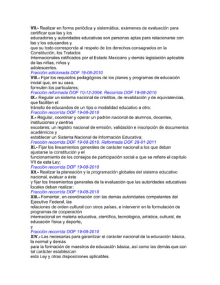 Ley general de educacion capitulo 2 | DOCX