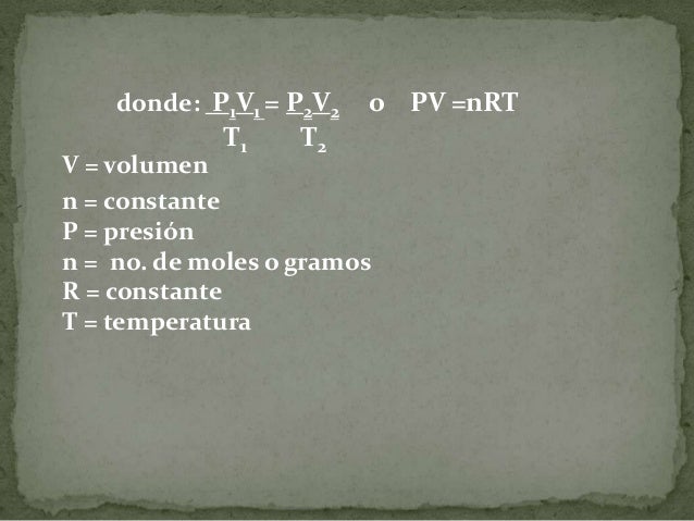Ley general del estado gaseoso
