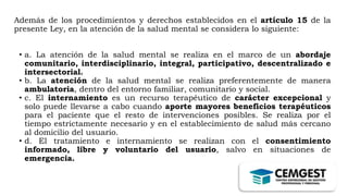 Ley General de Salud mental CEGEP SAPEEE | PPTX
