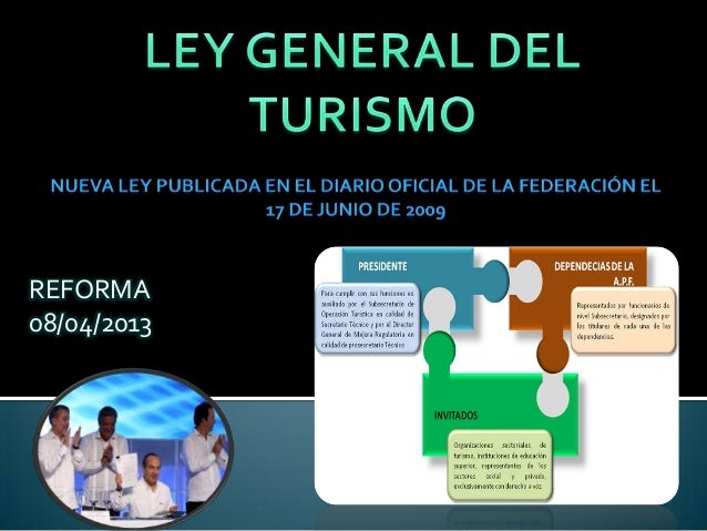 Ley general de turismo 2013
