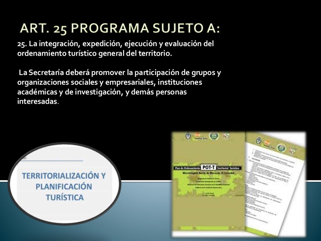 Ley general de turismo