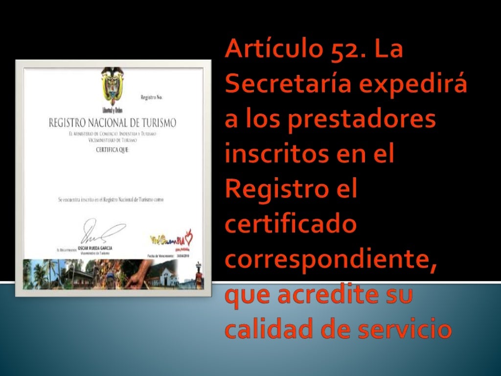 Ley general de turismo