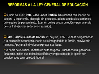 Ley General de Educación | PPT