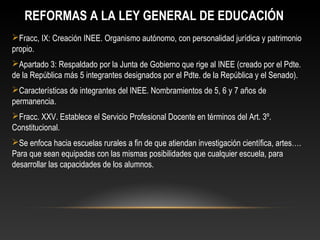 Ley General de Educación | PPT