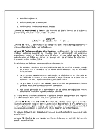 Ley modelo sobre extincion de dominio | PDF