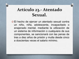 Ley n° 53 07 contra crímenes y delitos de República Dominicana