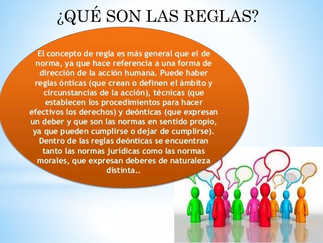 Ley norma y reglas
