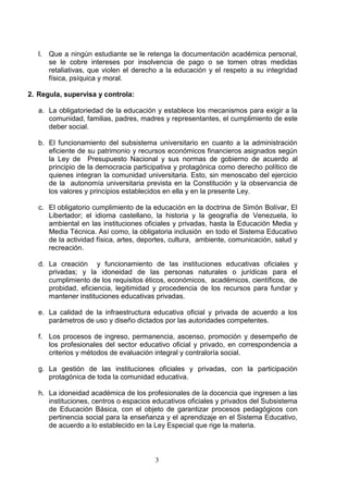 Ley Organica De Educacion 050809. Aprobado Por La ComisióN | PDF