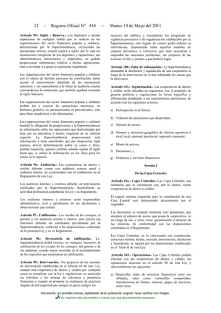 Ley orgánica de la economía popular y solidaria | PDF