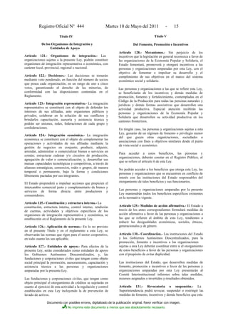Ley orgánica de la economía popular y solidaria | PDF