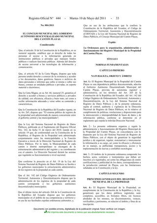 Ley orgánica de la economía popular y solidaria | PDF