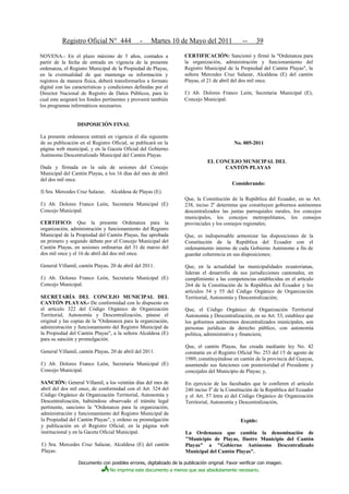 Ley orgánica de la economía popular y solidaria | PDF