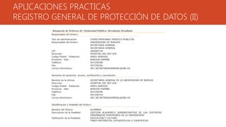Ley orgánica de protección de datos de carácter