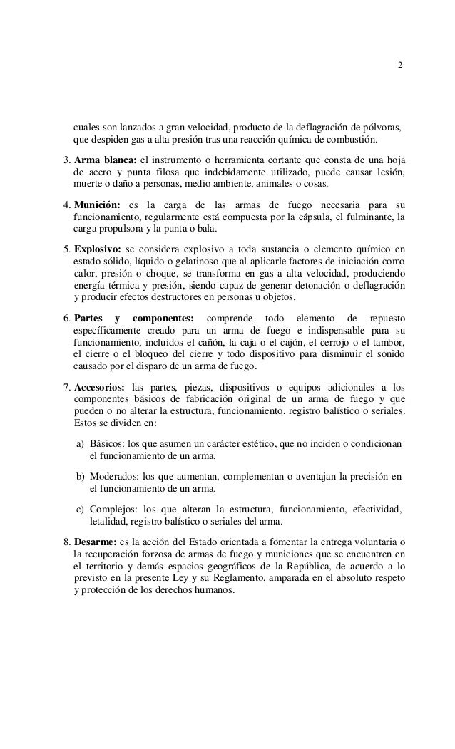 Ley para el_desarme_y_control_de_armas_y_ municiones