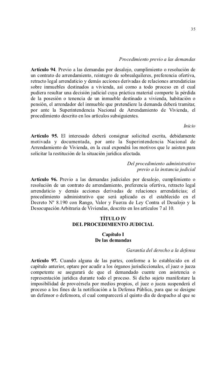 Ley para la regularización y control de los arrendamientos 