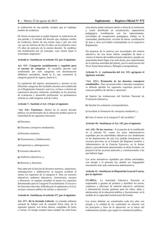 Ley reformatoria a la ley orgánica de educación intercultural | PDF