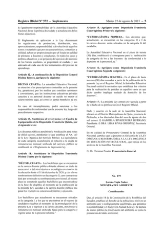 Ley reformatoria a la ley orgánica de educación intercultural | PDF
