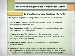 Leytham A New Traditional Neighborhood June, 2009 | PPTX