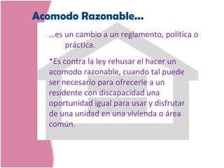 Ley vivienda equitativa | PPS