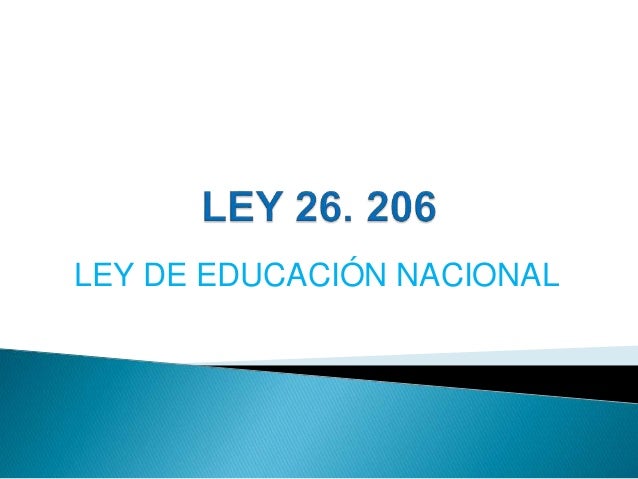 Ley y resoluciones