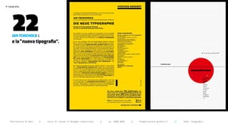 >




       22
    typography




       Jan tchichoLd :
       e la “nuova tipografia”.




      Politecnico di Bari   |   corso di laurea in Disegno industriale   |   aa 2008/2009   |   Progettazione grafica 2   ||   tema: tipografia
 