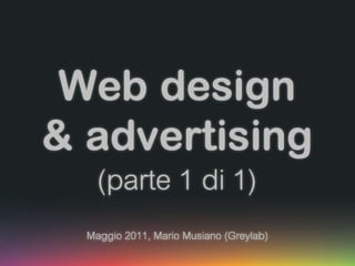 Web advertising (part 1)