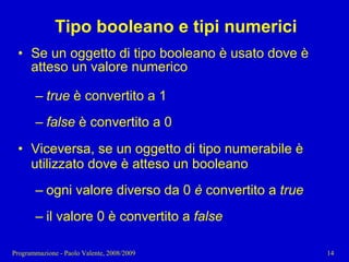 03 - Programmazione: Istruzioni C++