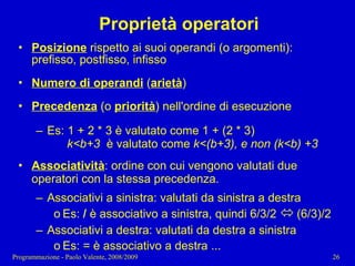 03 - Programmazione: Istruzioni C++