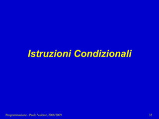 03 - Programmazione: Istruzioni C++