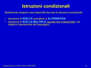 03 - Programmazione: Istruzioni C++