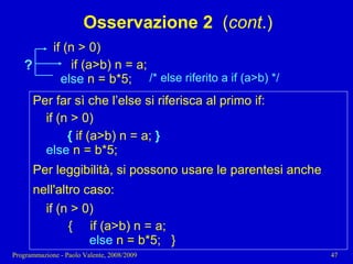 03 - Programmazione: Istruzioni C++