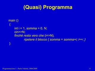 04 - Programmazione: Istruzioni Pt.2