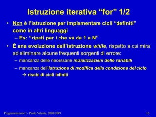 04 - Programmazione: Istruzioni Pt.2