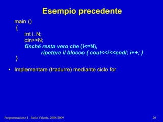04 - Programmazione: Istruzioni Pt.2
