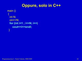 04 - Programmazione: Istruzioni Pt.2