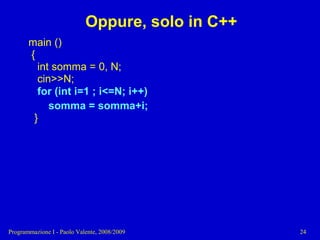 04 - Programmazione: Istruzioni Pt.2