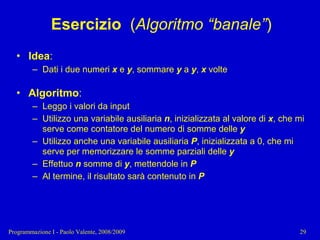 04 - Programmazione: Istruzioni Pt.2