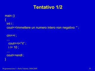 04 - Programmazione: Istruzioni Pt.2