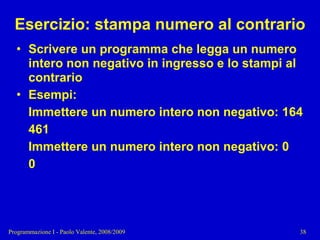 04 - Programmazione: Istruzioni Pt.2