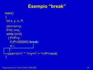 04 - Programmazione: Istruzioni Pt.2